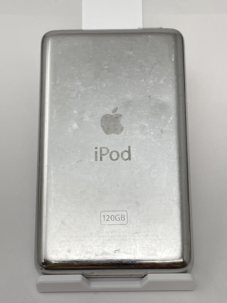 130【動作確認済】 iPod classic 120GB シルバーの画像2