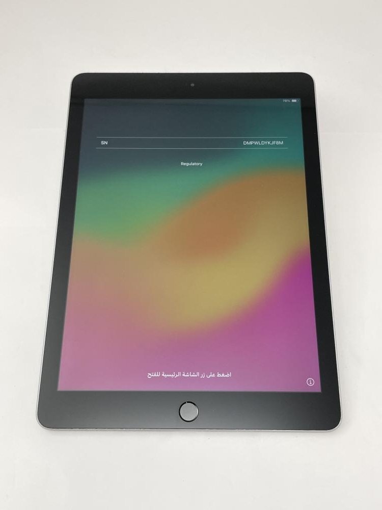 F20【ジャンク品】 iPad 第6世代 9.7インチ 128GB Wi-Fi スペースグレイ_画像1