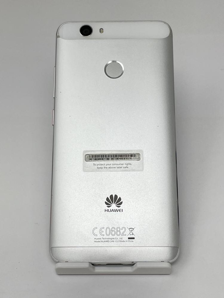 737【動作確認済】 Huawei HUAWEI　nova SIMフリー シルバー_画像2