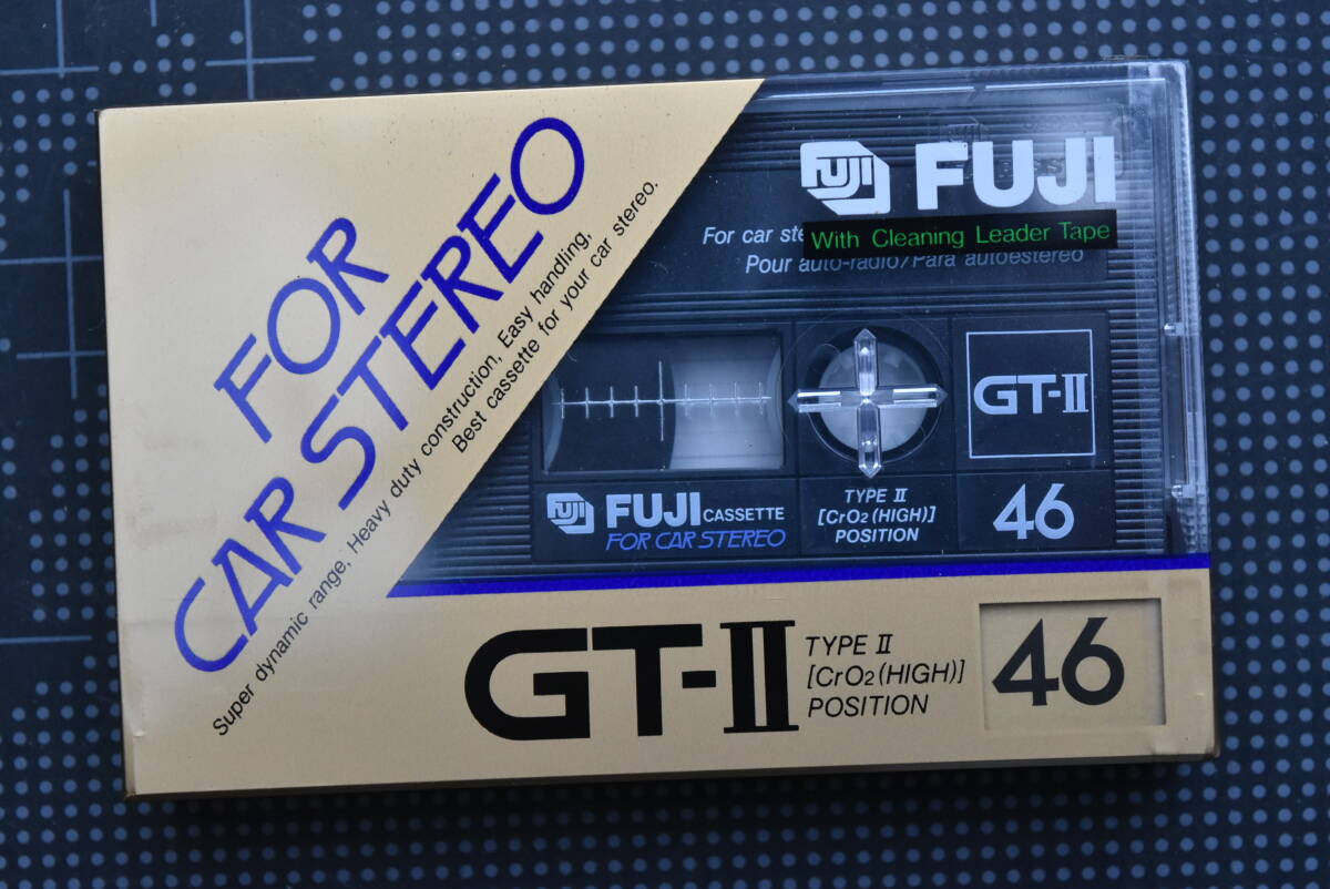 カセットテープ【ＦＵＪＩ : ゛GT-Ⅱ46 (ハイポジ)・GT-Ⅰ46 (ノーマル) ” 】各1巻 合計２巻 （未使用・未開封）の画像3