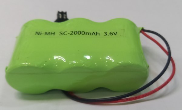  nickel water element rechargeable battery Ni-MH solar light for rechargeable battery SC2000 interchangeable special form Ni-MH SC2000mAh 3.6V SM-2P connector capacity guarantee immediate payment 