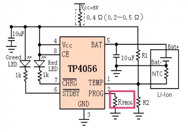 リチュームバッテリー充電ボード　充電モジュール TP4056A(micro USBタイプ 5V-1A) 10枚セット 即納_画像9