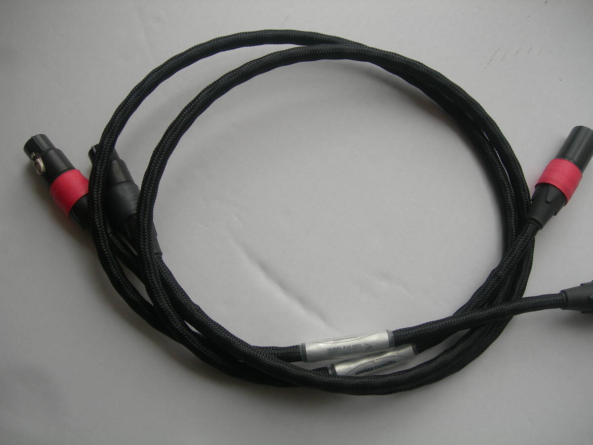 Jorma Design DUALITY XLR 1.0m pair audio XLR cable yoruma design yoruma balance cable Jorma DUALITY