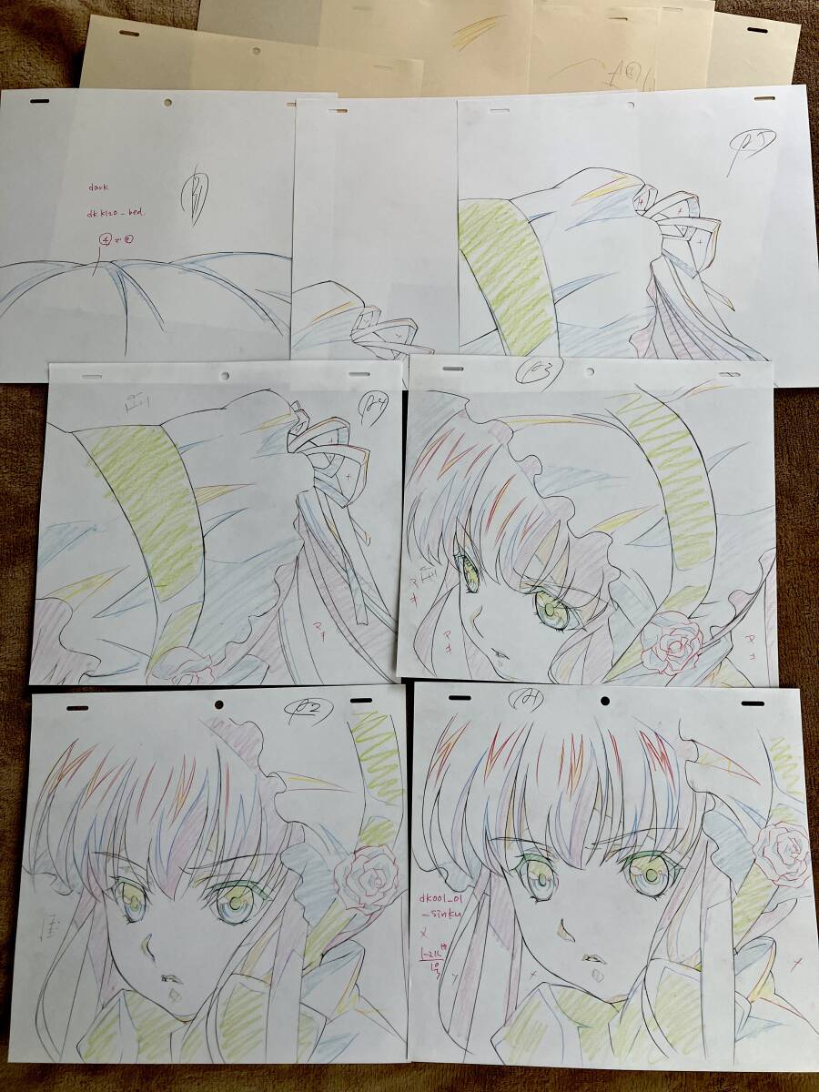 ローゼンメイデン 原画 12枚セット 真紅／Genga [セル画 Cel]_画像2