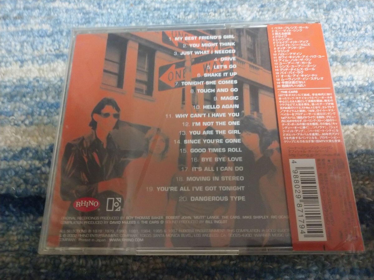 (帯付日本盤 ベスト盤CD) カーズ THE CARS ザ ヴェリー ベスト オブ THE DEFINITIVEの画像2