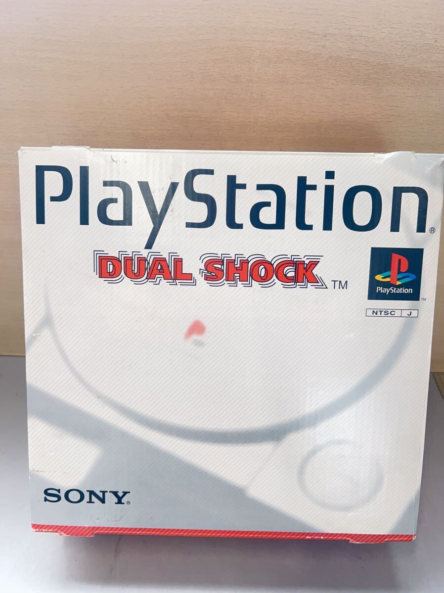 プレイステーション 本体一式 箱付 コントローラー メモリーカード　SONY Playstation SCPH-7000 デュアルショック Dual Shock_画像1