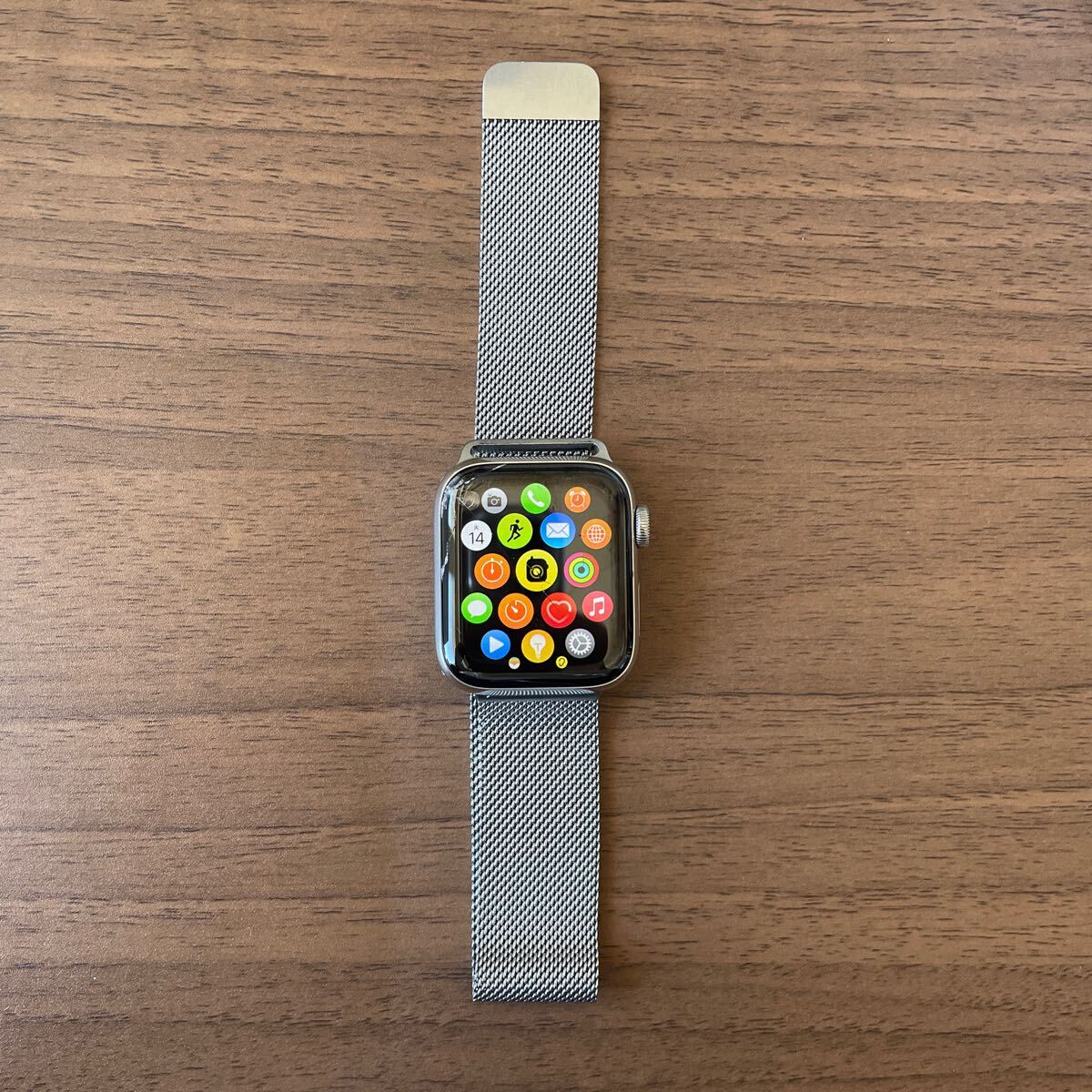 Apple Watch Series 4 Cellularモデル Stainless 画面割れ_画像1
