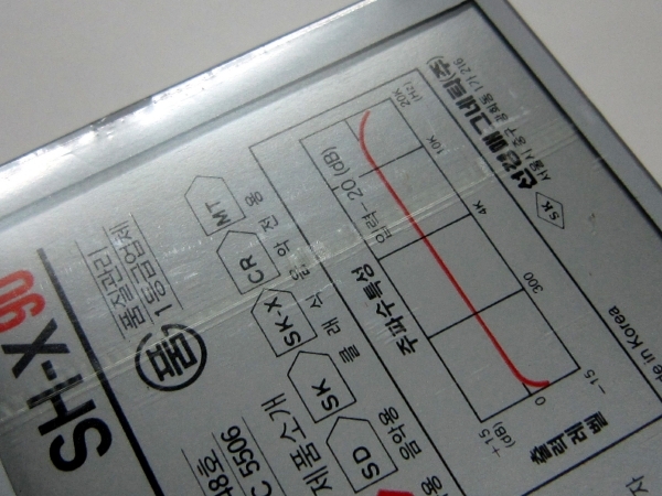 希少 未開封 SMAT SH-X90 CASSETTE TAPE TYPE1 NORMAL POSITION カセットテープ 90分 ノーマルポション 韓国製 Made In Korea_画像7