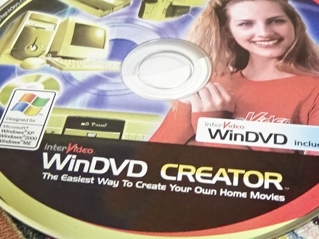 条件により送料無料▲ PCソフト　intervideo windvd creator CDROM シリアル付_画像2