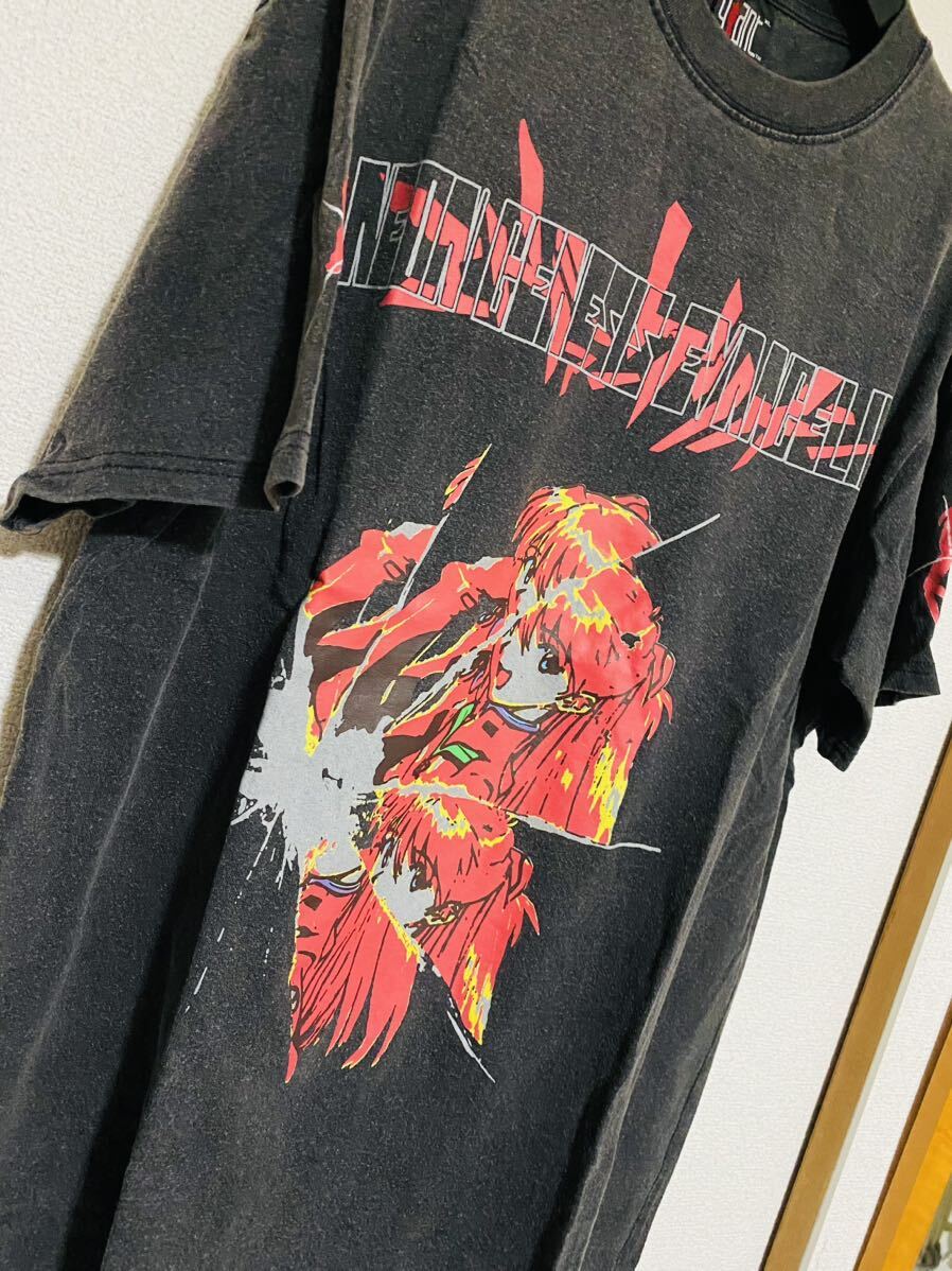 エヴァンゲリオン　evangelion アスカ　Tシャツ GIANT製　XL 新品未使用_画像2