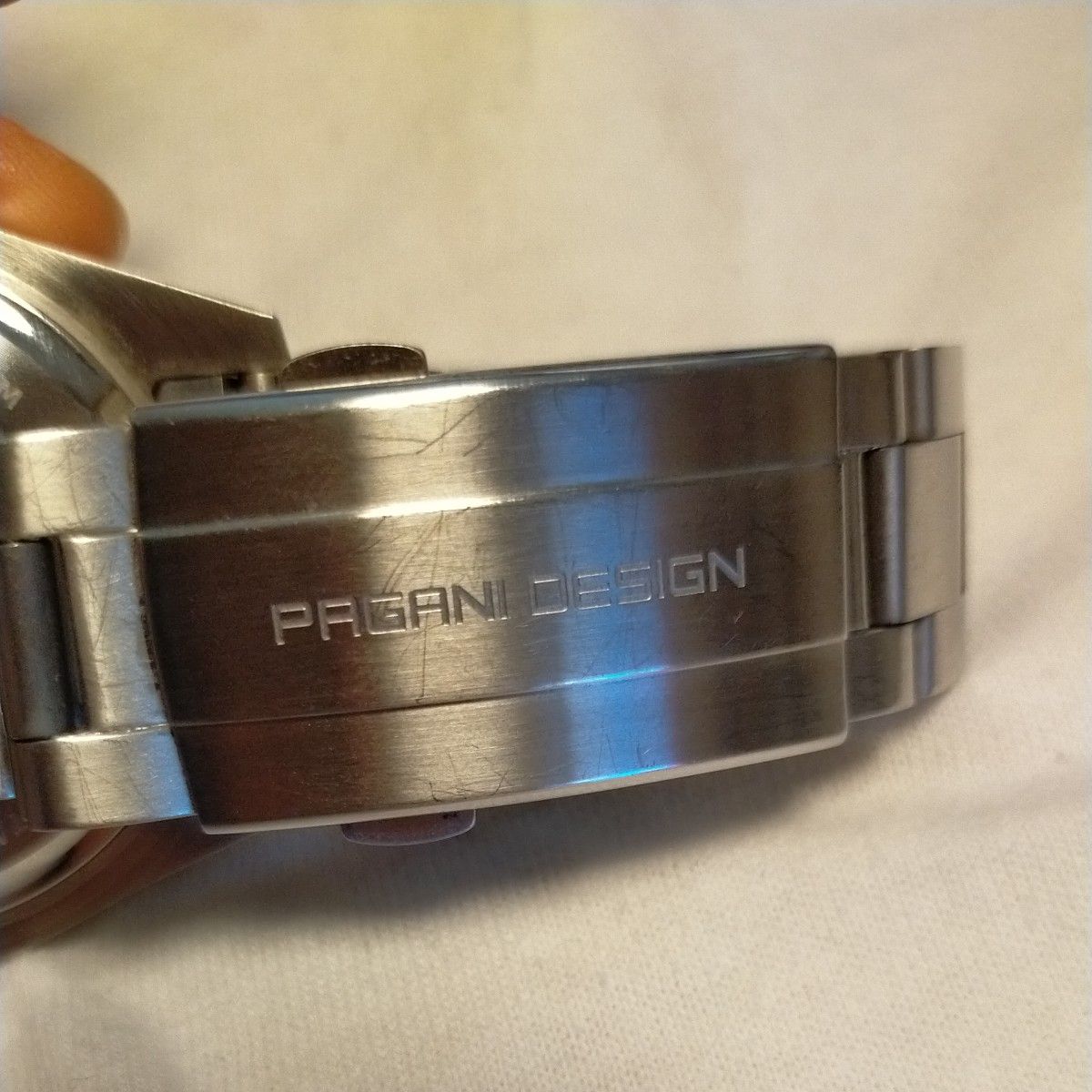 美品　パガーニデザイン　pagani design PD-1693　メンズ　腕時計　自動巻き　 黒文字盤