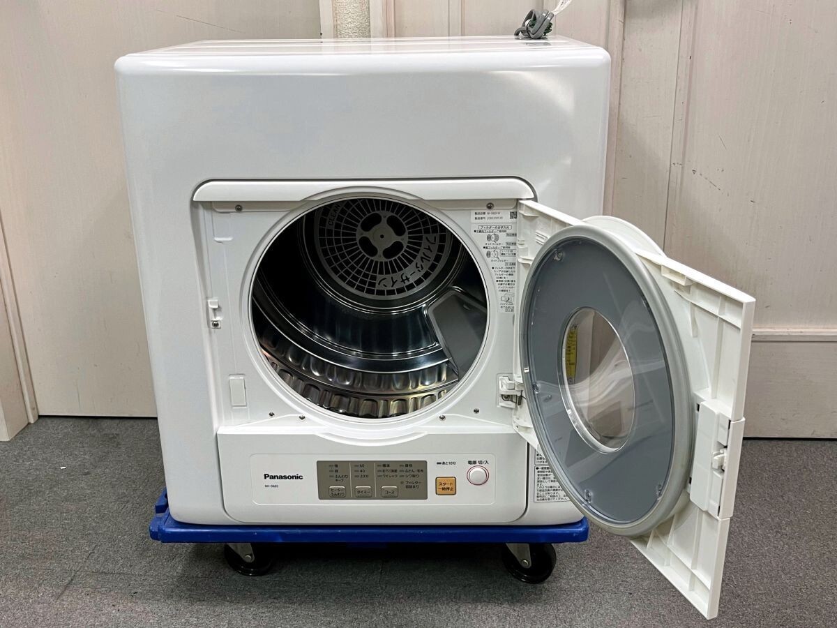⑤ Panasonic 6kg dryer NH-D603 blanket dry / heater dry / wrinkle taking . function / timer operation verification ending *2020 year made 3F