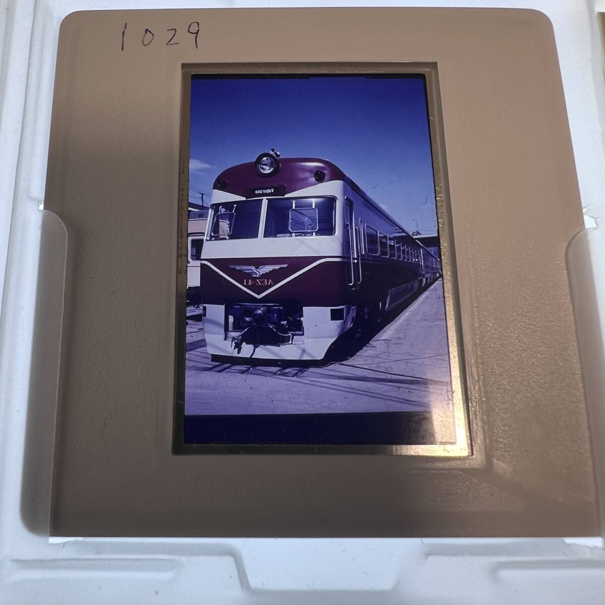 【昔の鉄道写真 ネガ ポジ】チリ国鉄 車両/AEZ 41/川崎車両■星晃 氏 所蔵■P-1029の画像1