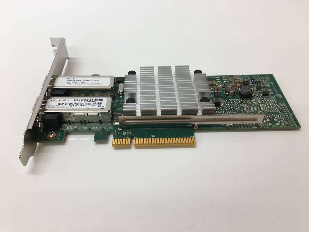 A21047)HP Ethernet 10GBb 2-port 530SFP+ アダプタ カード 中古動作品_画像2