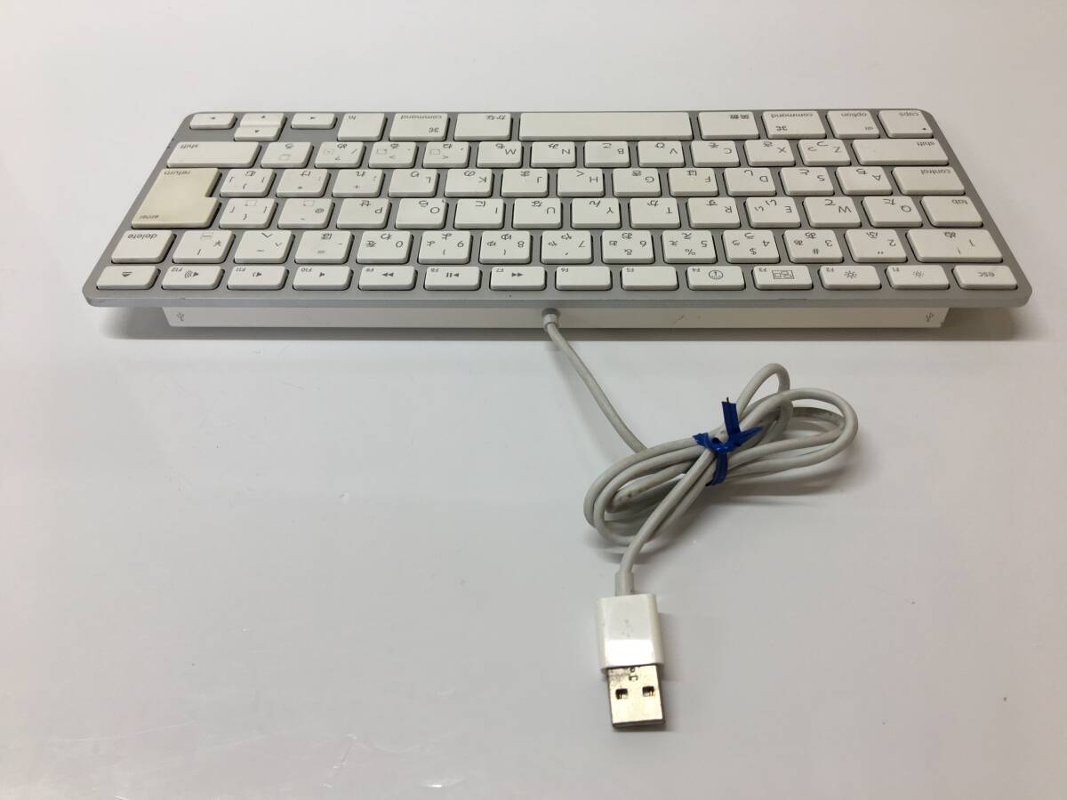 A21075)Apple純正 A1242 USB対応 日本語キーボード 中古動作品_画像2