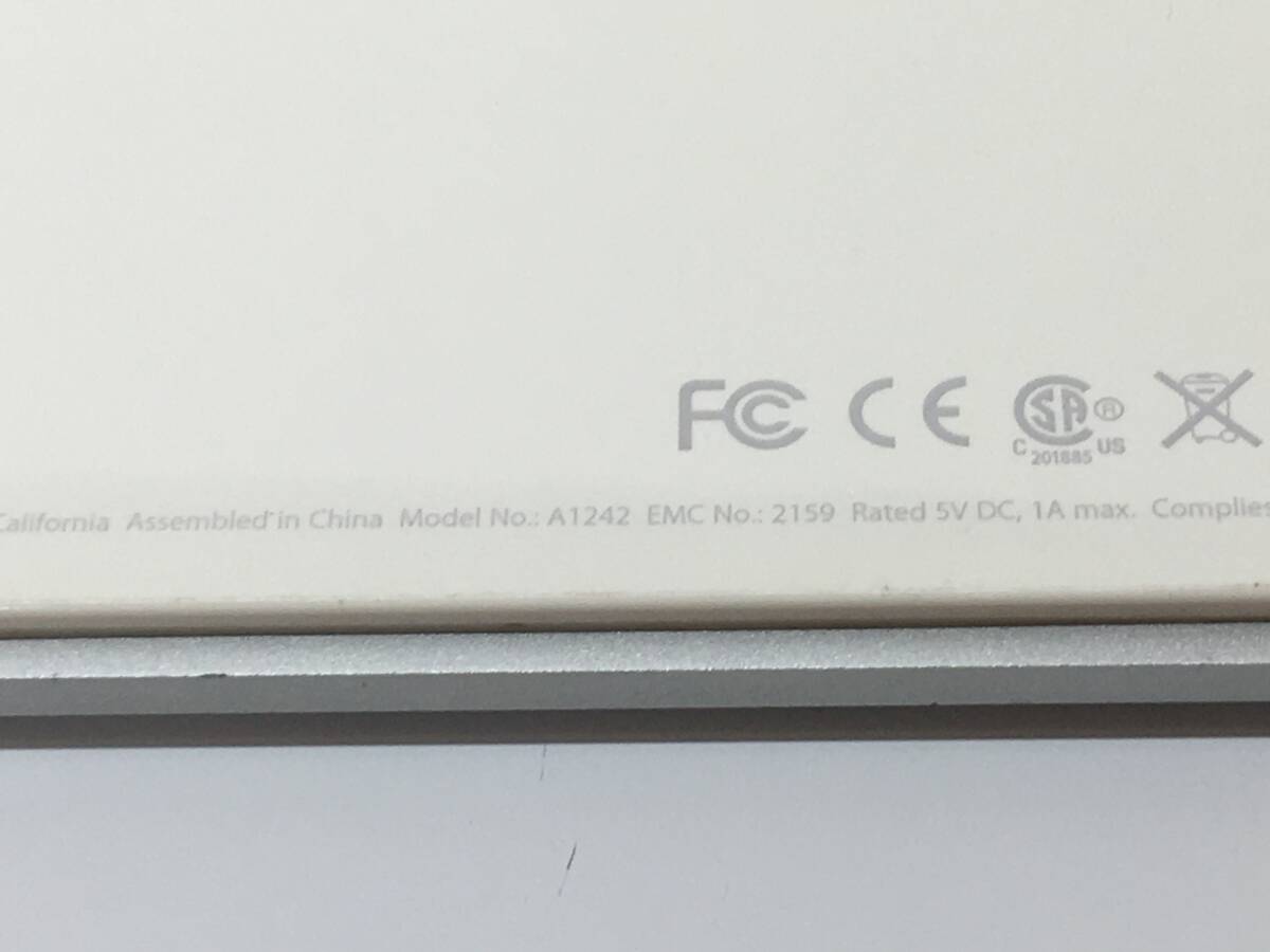 A21075)Apple純正 A1242 USB対応 日本語キーボード 中古動作品_画像6
