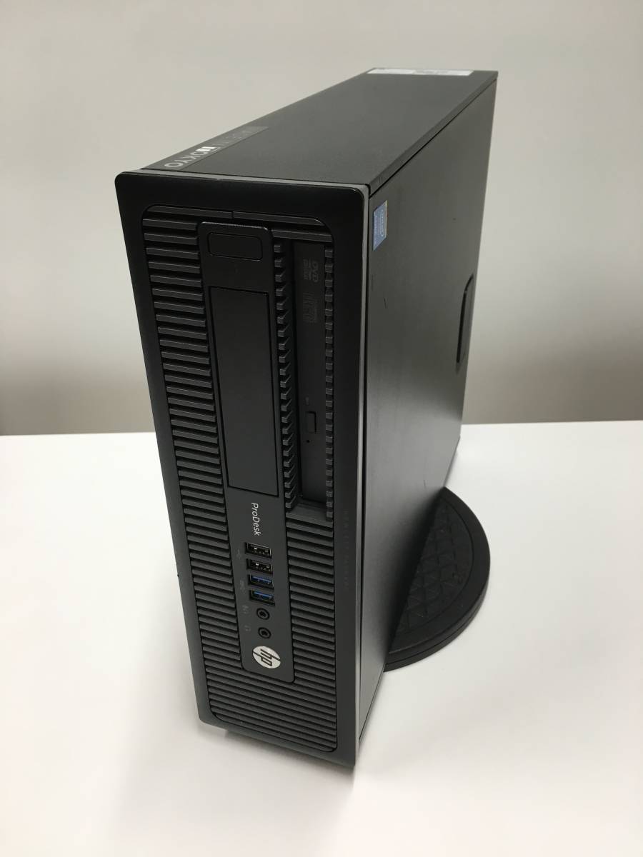 A13348)HP ProDesk 600 G1 SFF 本体搭載Intel Core i3-4130 3.40GHz/8GB/1TB/DVDRW/Win10 Pro 64Bit 中古_画像1