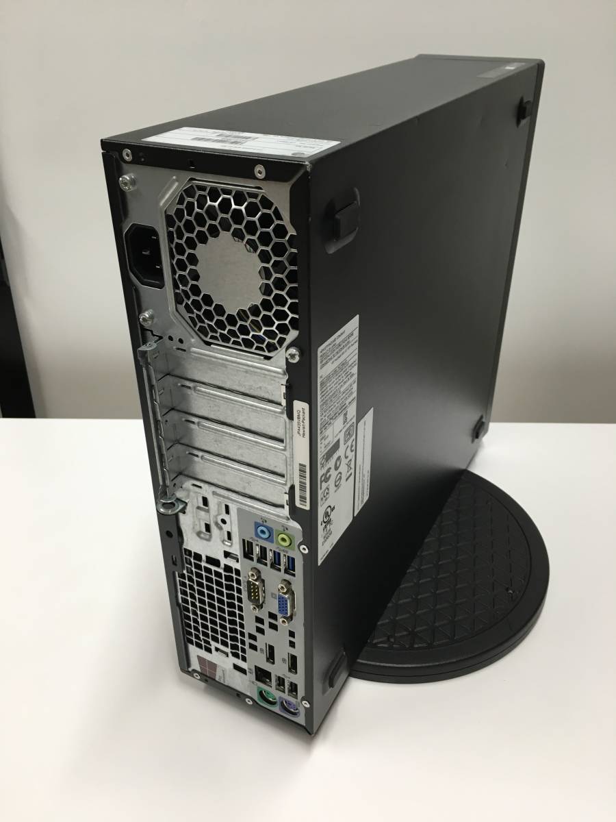 A13348)HP ProDesk 600 G1 SFF 本体搭載Intel Core i3-4130 3.40GHz/8GB/1TB/DVDRW/Win10 Pro 64Bit 中古_画像4