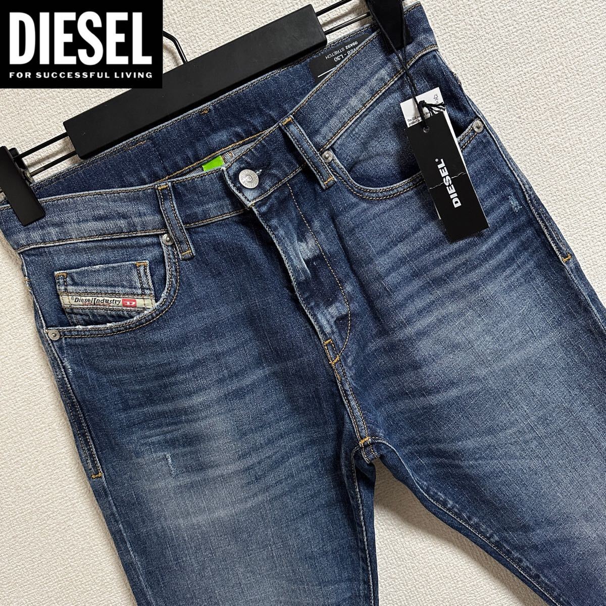 新品 未使用 タグ付き ★定価30,800円 DIESEL ディーゼル メンズ W29 スリム デニム パンツ ジーンズ ビンテージ加工 ウォッシュ加工 01_画像1