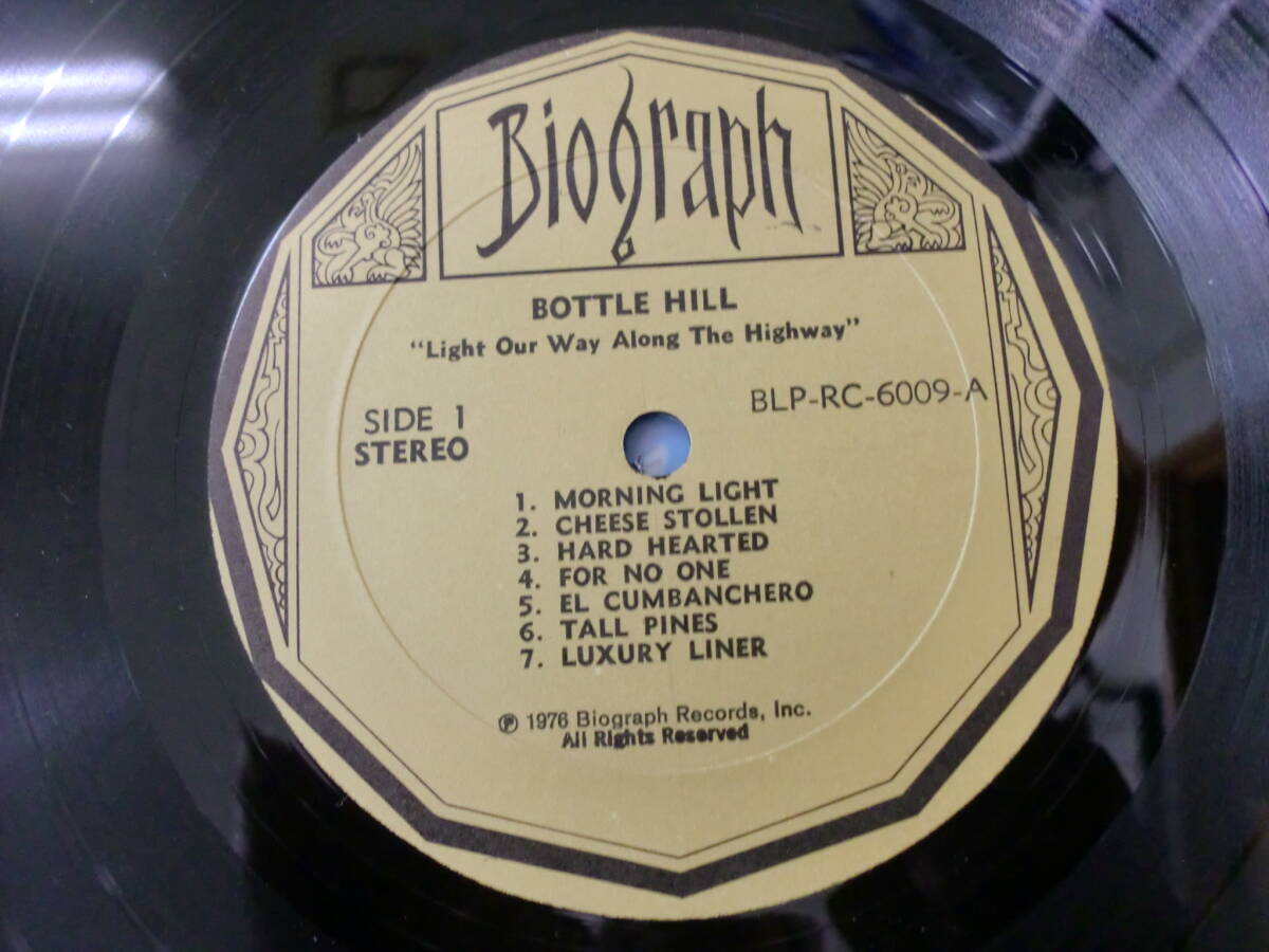 【レコード】BOTTLE HILL / LIGHT OUR WAY ALONG THE HIGHWAY 1976 BIOGRAPH RC-6009 フォーク・ロック　ブルーグラス_画像2