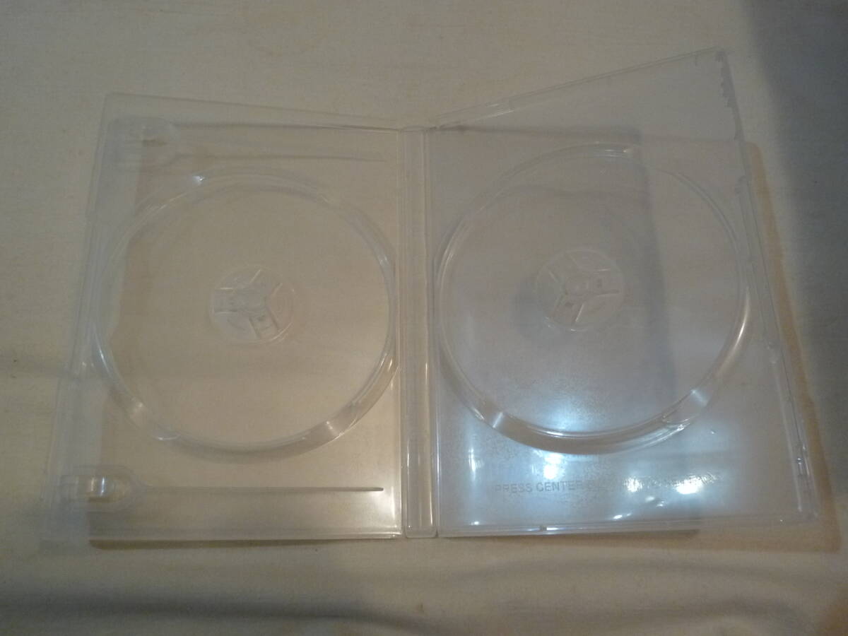 ☆2枚収納用DVDトールケース 29枚（クリア：25枚、黒：3枚、白：1枚 (中古)☆_画像2
