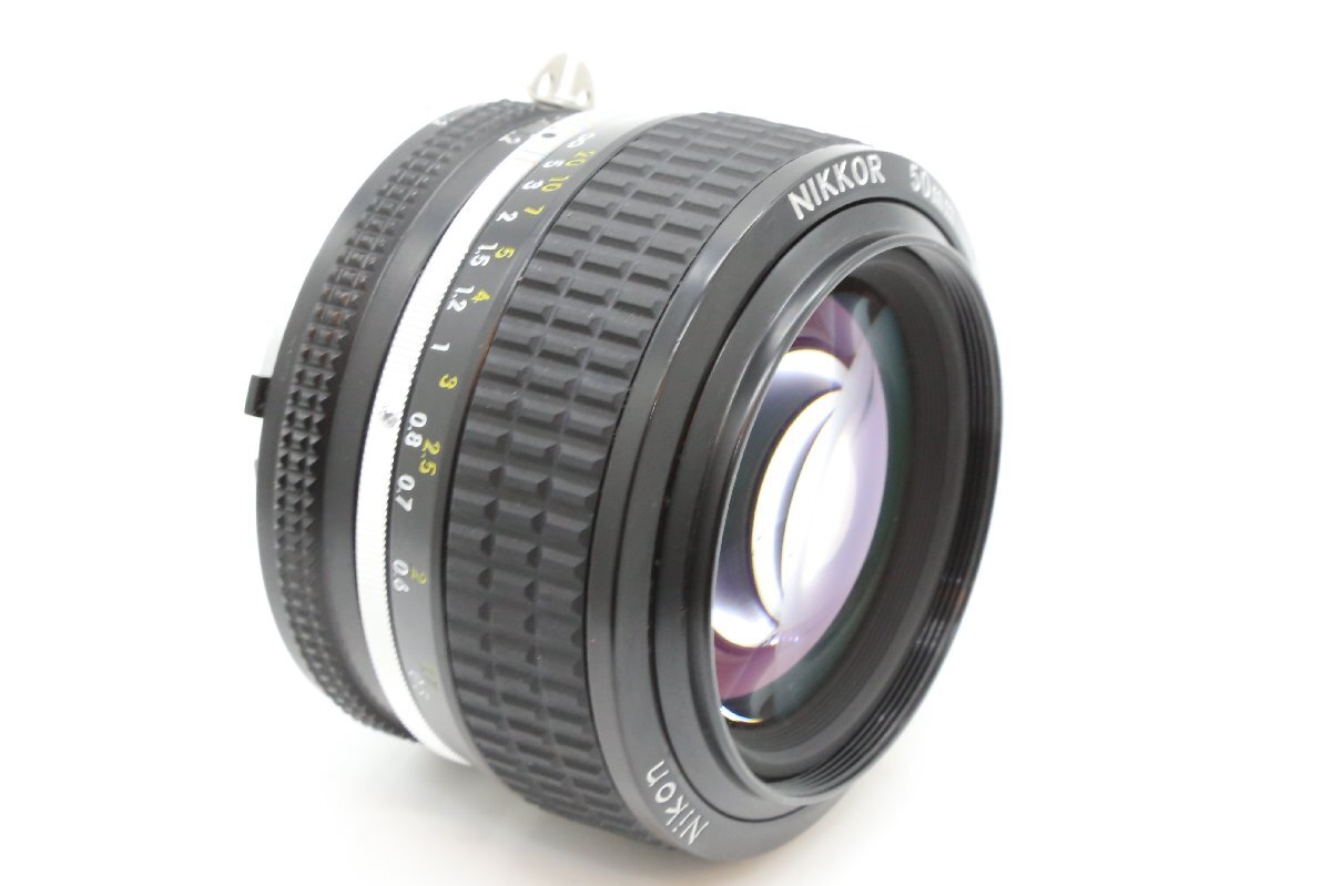 美品 Nikon Ais Ai-s Nikkor 50mm f1.2 標準 プライム 単焦点 マニュアル オールドレンズ_画像4