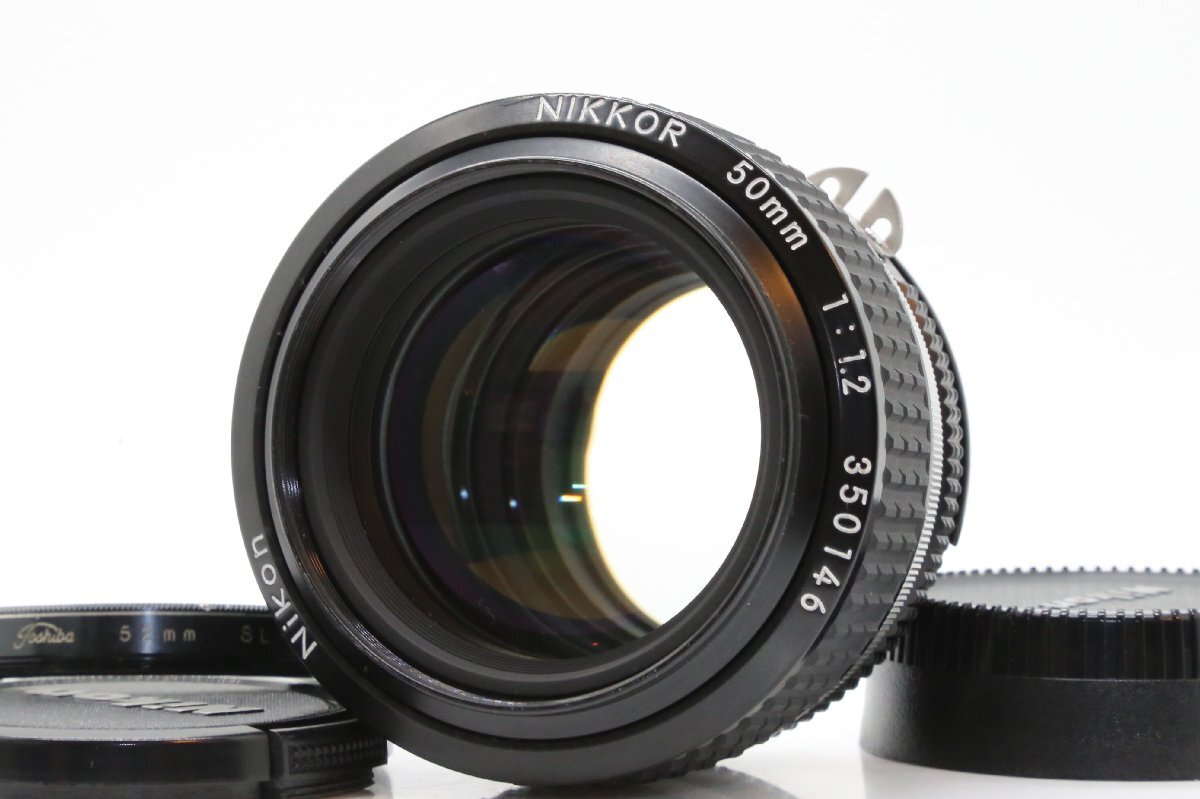 美品 Nikon Ais Ai-s Nikkor 50mm f1.2 標準 プライム 単焦点 マニュアル オールドレンズ_画像1