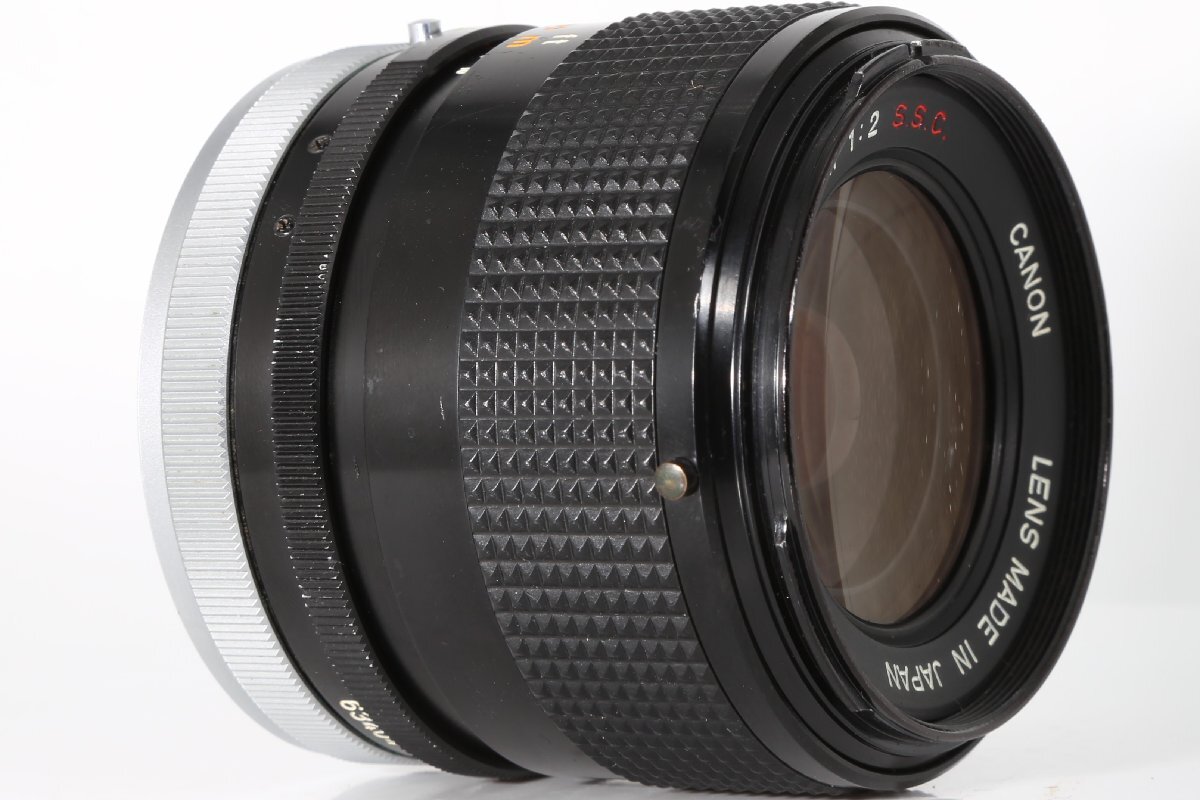 良品 Canon FD 35mm f2 S.S.C. SSC (I) I型 前群凹レンズ系 絞り16 広角 単焦点 マニュアル オールドレンズの画像9