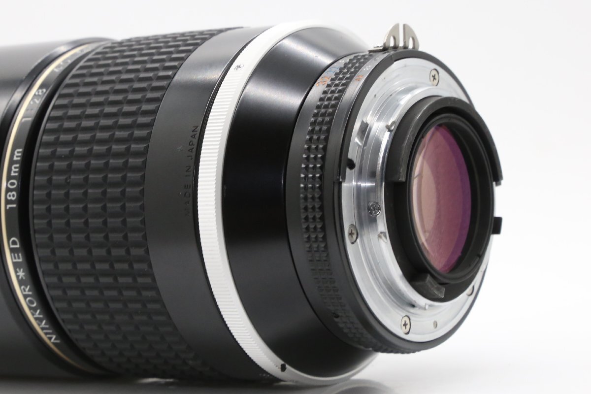 美品 Nikon Ais Ai-s Nikkor 180mm f2.8 ED テレフォト 望遠 単焦点 プライム マニュアル オールドレンズ_画像5