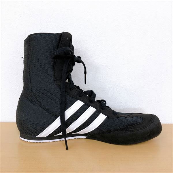 641*Adidas アディダス ボクシングシューズ BOX HOG2 FX0561 24.5cm ブラック_画像7