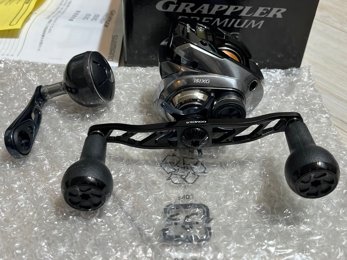 シマノ 18グラップラープレミアム151XG + ゴメクサス ダブル シマノ 18グラップラープレミアム151XG + ゴメクサス ダブル