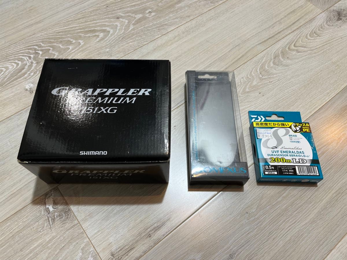 シマノ 18グラップラープレミアム151XG + ゴメクサス ダブル シマノ 18グラップラープレミアム151XG + ゴメクサス ダブル