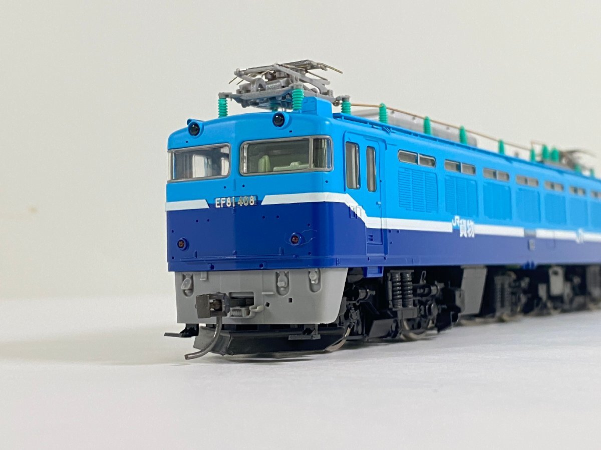 1-65＊HOゲージ TOMIX HO-107 JR EF81形 電気機関車 (JR貨物試験色) トミックス 鉄道模型(ajc)の画像2
