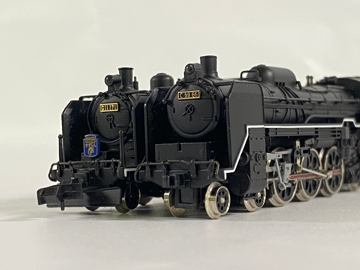 1-83* N gauge micro Ace steam locomotiv set sale A7301 C11-171.... number / A9609 C59-66( war front type ) MICROACE railroad model (ajc)