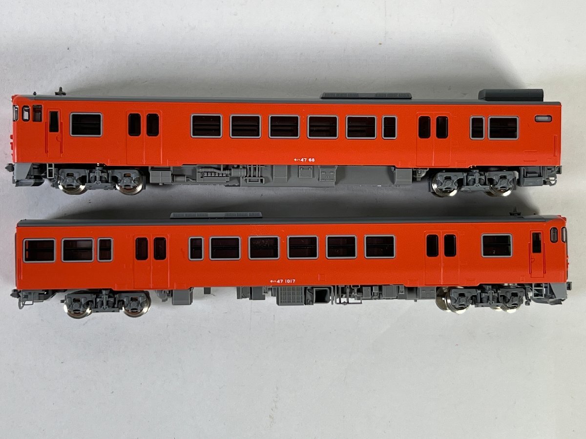 1-96＊Nゲージ TOMIX 92188 JR キハ47 0形 ディーゼルカー (JR西日本更新車・首都圏色)セット トミックス 鉄道模型(asc)_画像3