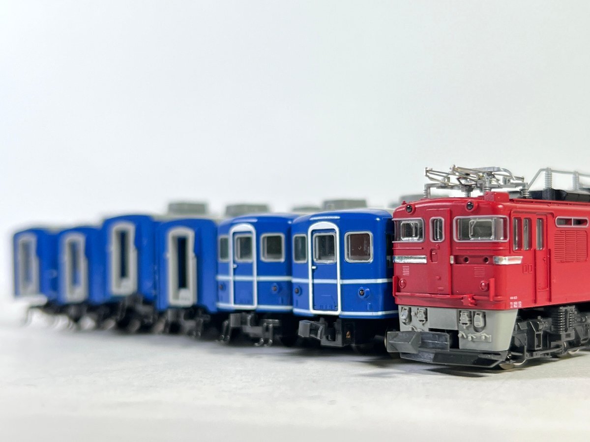 1-51＊Nゲージ KATO ED75 電気機関車 / 客車 スハフ12 オハ12 カトー 別箱 鉄道模型(asc)の画像1