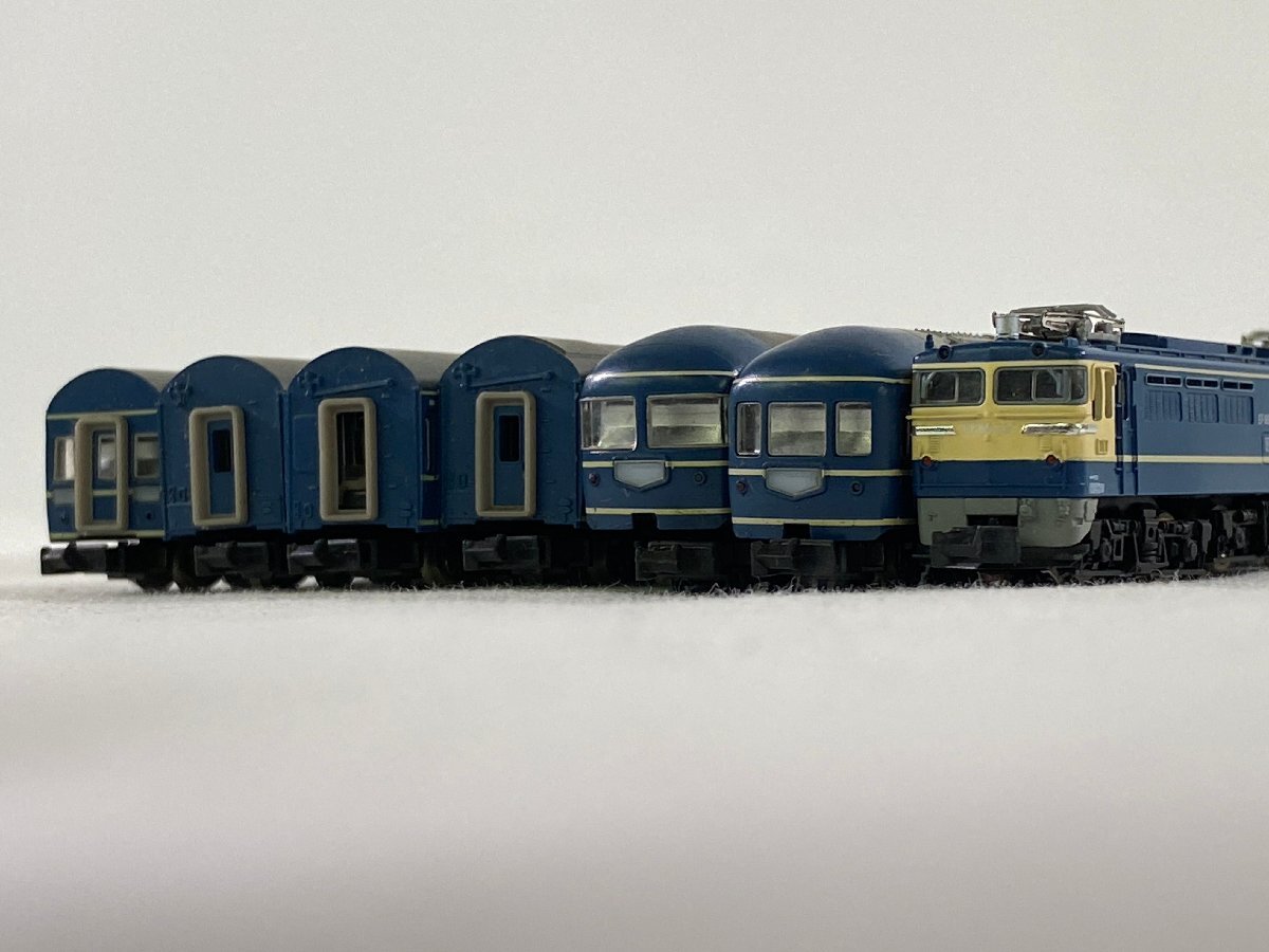 2-84*Z gauge TOKYO MARUI EF65-500 20 series . pcs passenger car 7 both basic set Tokyo Marui railroad model (ajc)