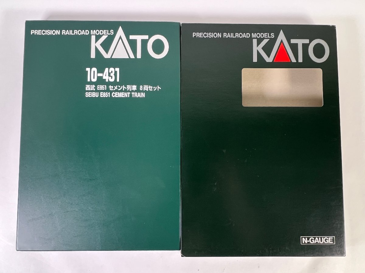 2-15* N gauge KATO Seibu E851 cement car 8 both teki403taki101923taki101926 other Kato another box railroad model (ast)