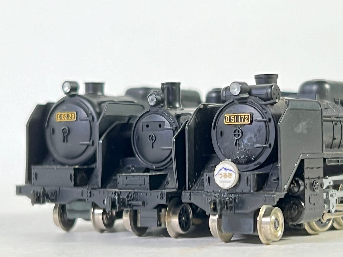 2-157* N gauge KATO steam locomotiv set sale D51 C62 C11 Kato railroad model (asc)