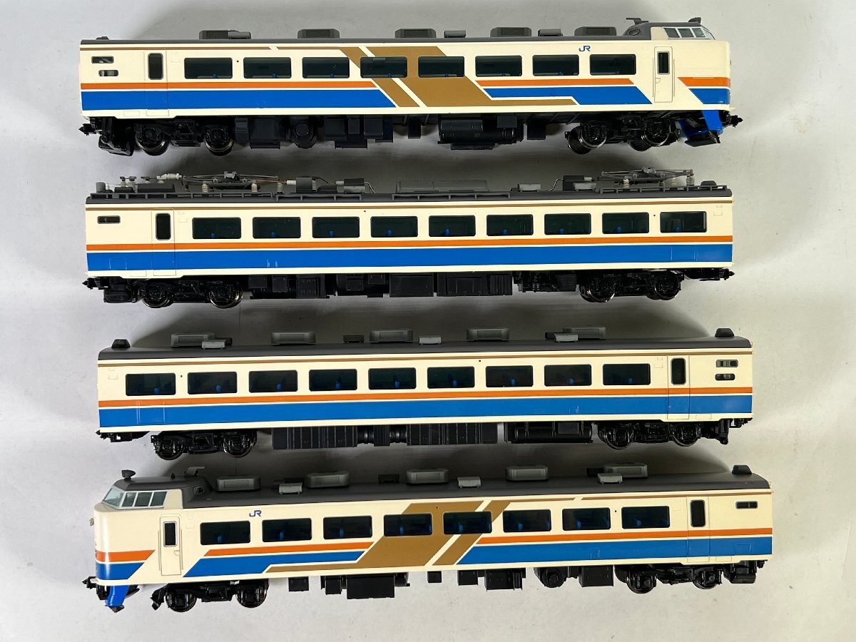 2-34＊HOゲージ TOMIX HO-908 485系特急電車 かがやき・きらめき 限定 トミックス 鉄道模型(ast)_画像4