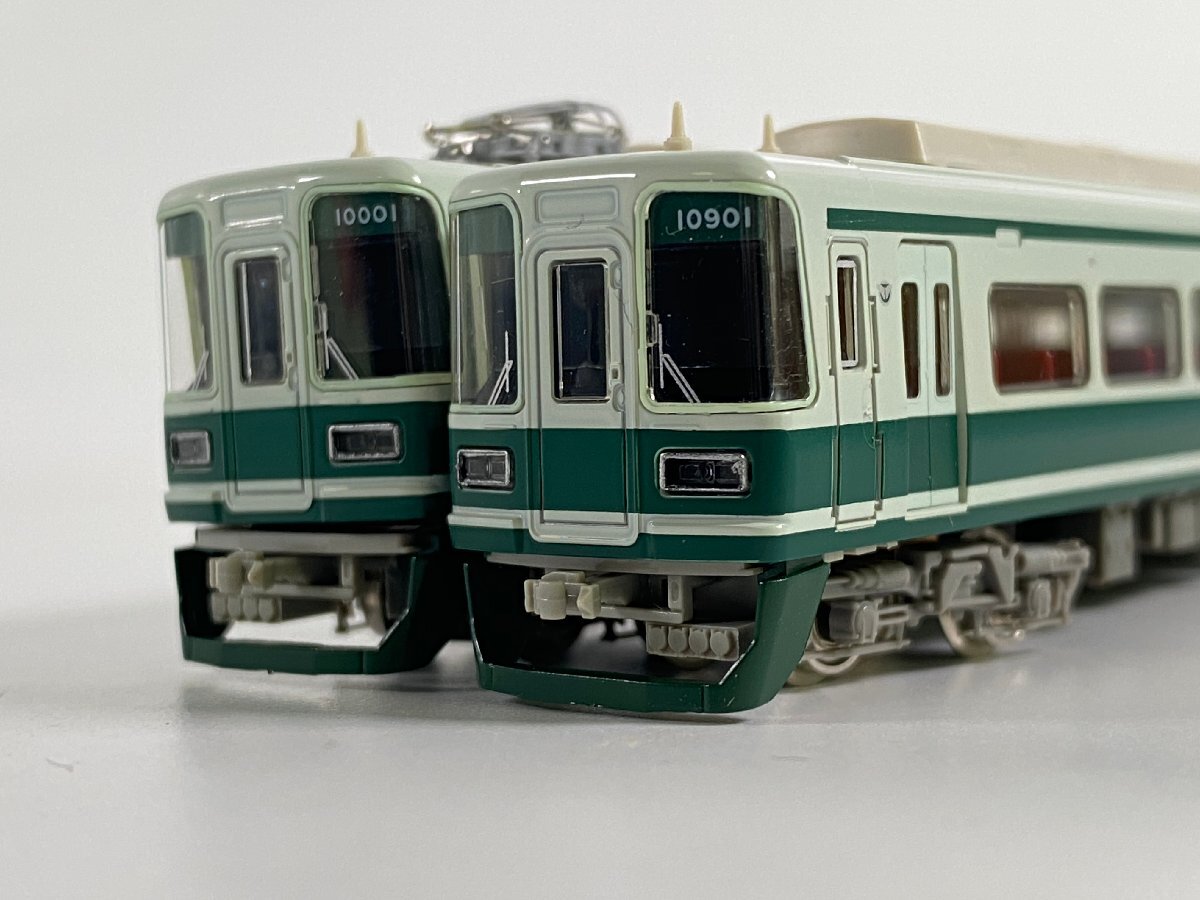 3-64＊Nゲージ GREENMAX 4183 南海10000系「サザン」旧塗装 基本2両編成セット グリーンマックス 鉄道模型(ajc)_画像1