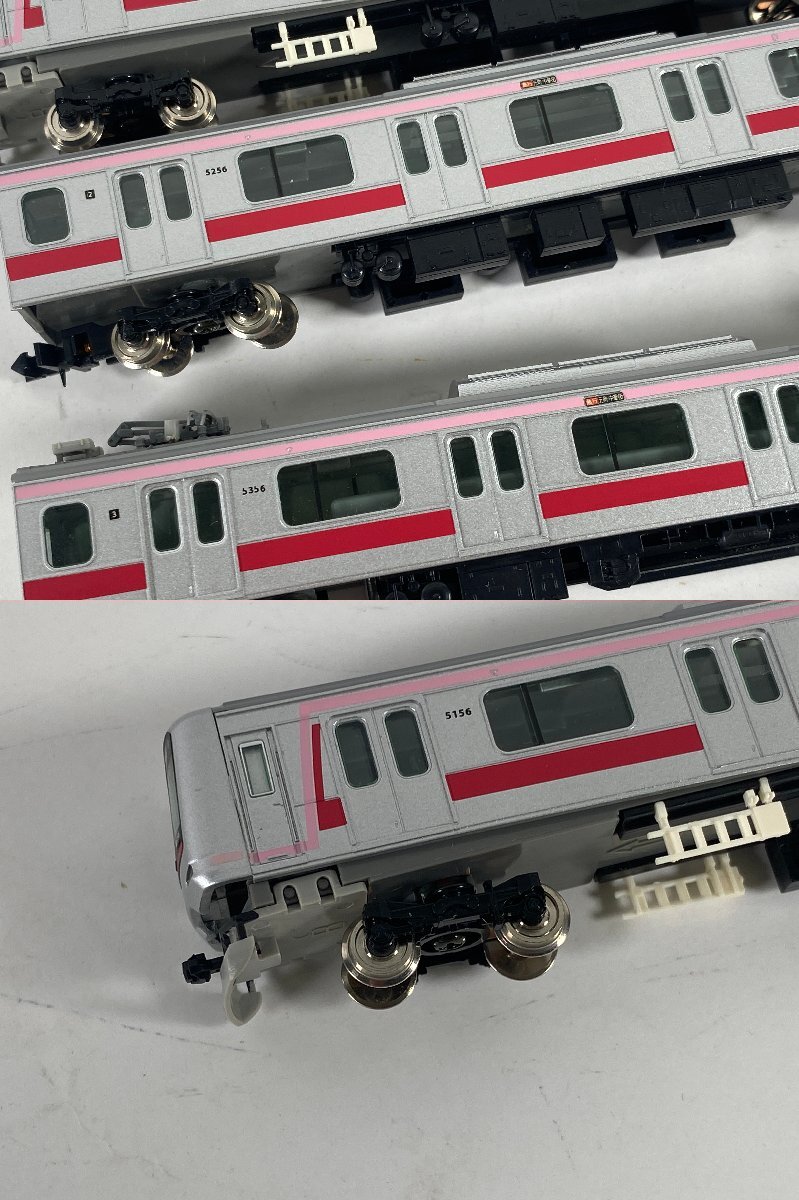 3-34* N gauge GREENMAX Tokyu 5050 series higashi width line set sale 4039 basis 4 both compilation ./ 4040 increase . for interim car 4 both green Max railroad model (acc)