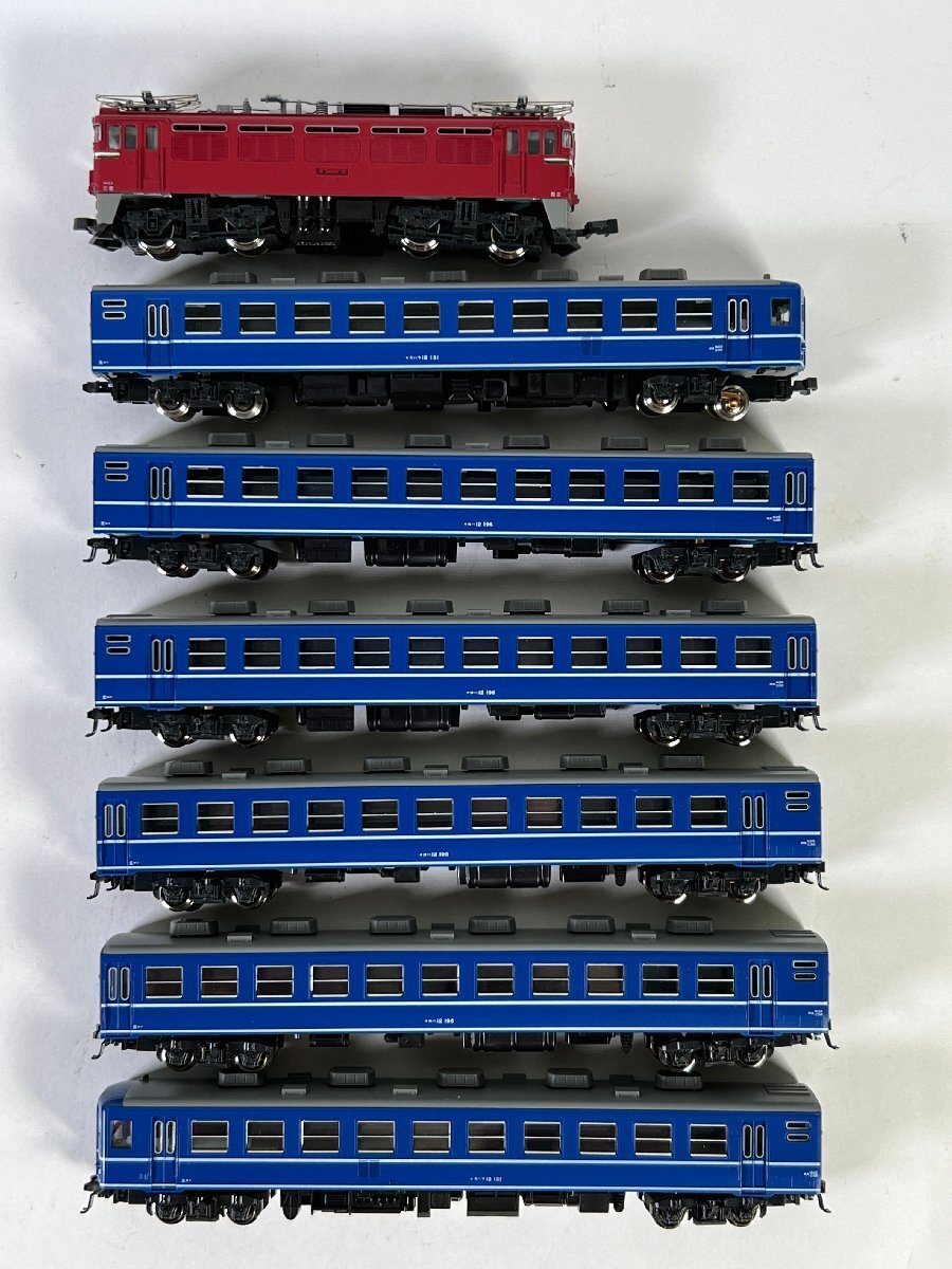 1-51＊Nゲージ KATO ED75 電気機関車 / 客車 スハフ12 オハ12 カトー 別箱 鉄道模型(asc)の画像4