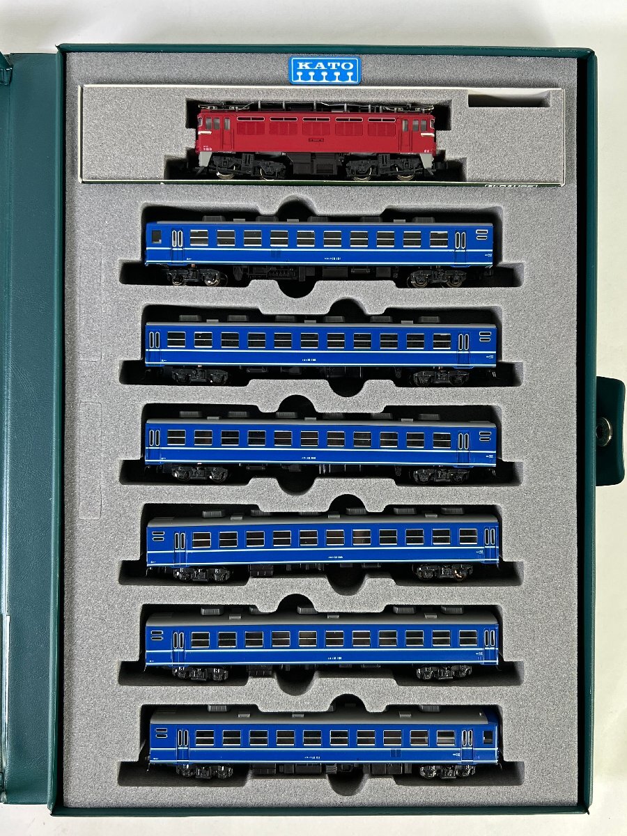 1-51＊Nゲージ KATO ED75 電気機関車 / 客車 スハフ12 オハ12 カトー 別箱 鉄道模型(asc)の画像3
