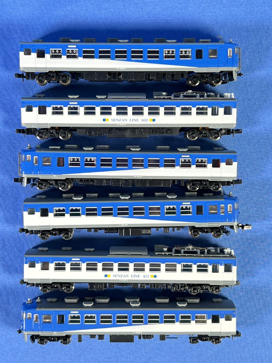 2-20＊Nゲージ MICROACE A-0511 455系 仙山線色 6両セット マイクロエース 鉄道模型(ast)_画像3