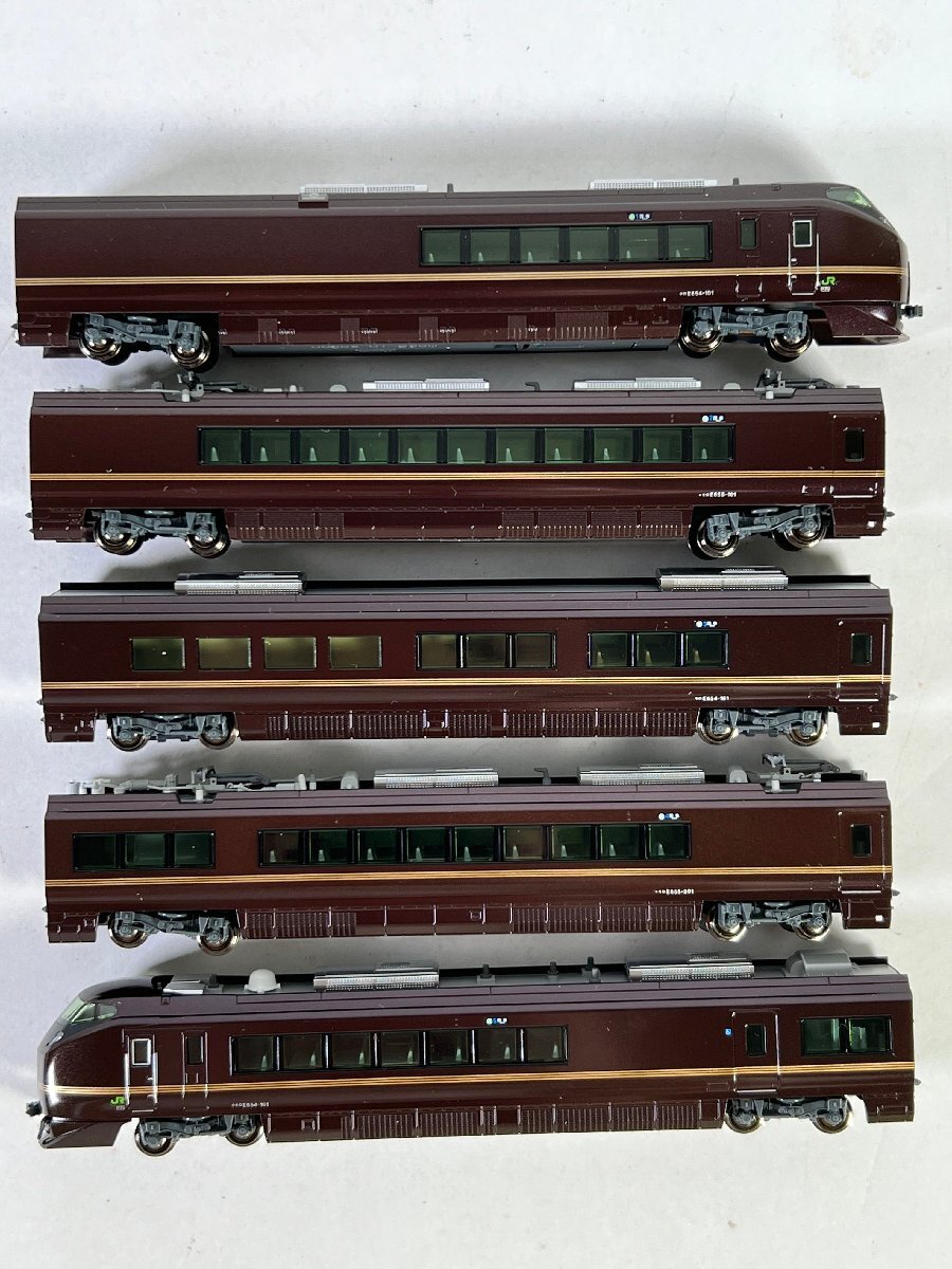 3-14* N gauge KATO 10-1123 E655 series ...( peace ) 5 both set Kato railroad model (asc)