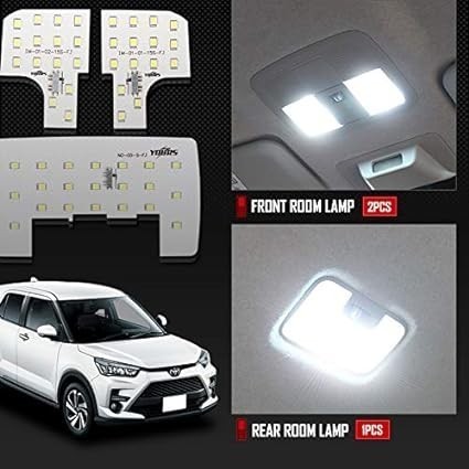 YOURS(ユアーズ) トヨタ ライズ LED ルームランプセット (減光調整付き) (専用工具付) y011-1033 [2]_画像5