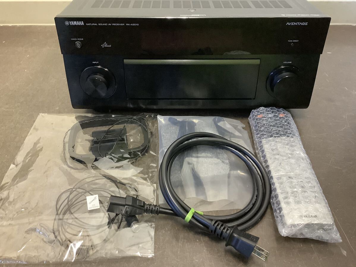 ヤマハ YAMAHA RX-A3010 AVアンプ ブラック 美品 動作確認済_画像1