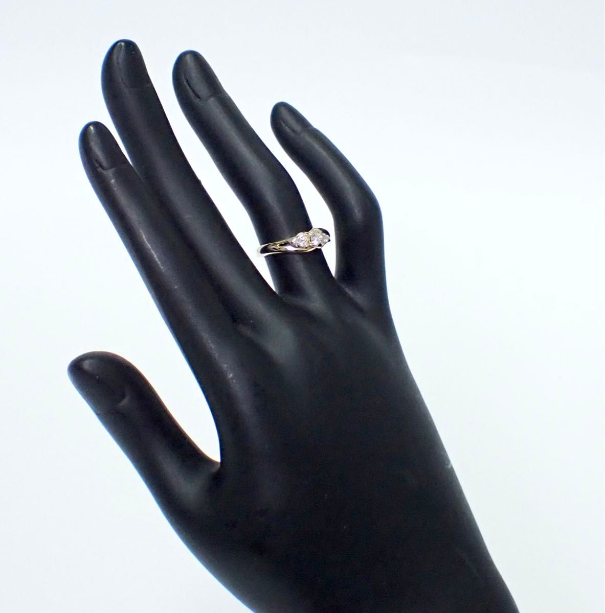 POLA ダイヤ0.22ct K18YG ダイヤリング　ダイヤモンドリング　ポーラ　指輪 jewelry diamond ring