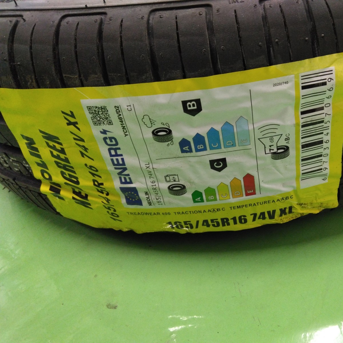 165/45R16新品タイヤ100系ラクティス純正スチール鉄ホイールシルバーテッチン5.5Jオフセット39 PCD100カスタム軽バン軽トラ5月まで値下中を_画像7